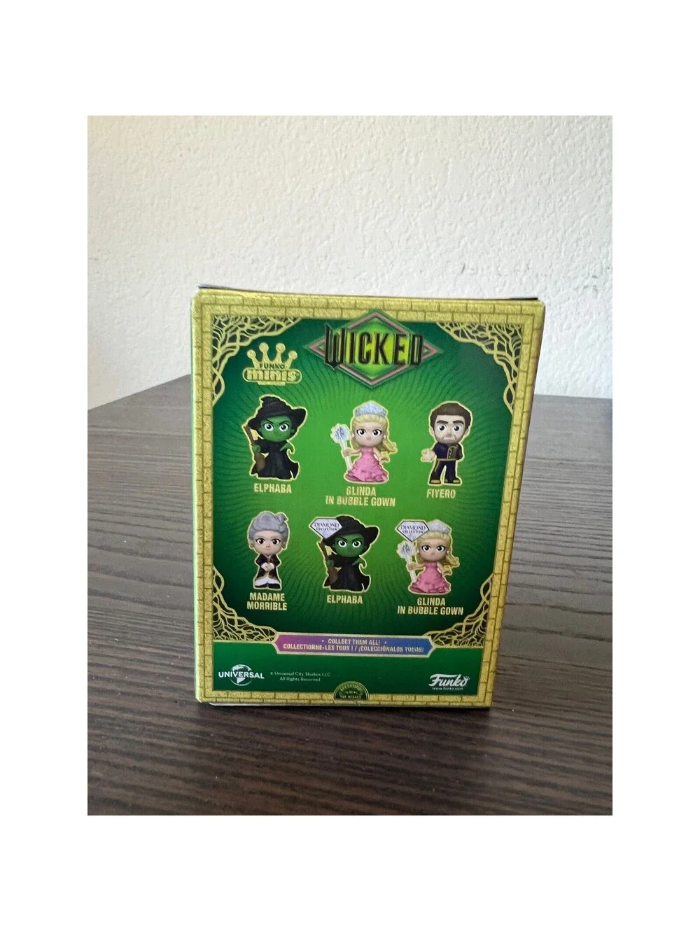Elphaba Wicked Funko Mini Figure Wizard Oz Witch Cynthia Erivo For Good Movies